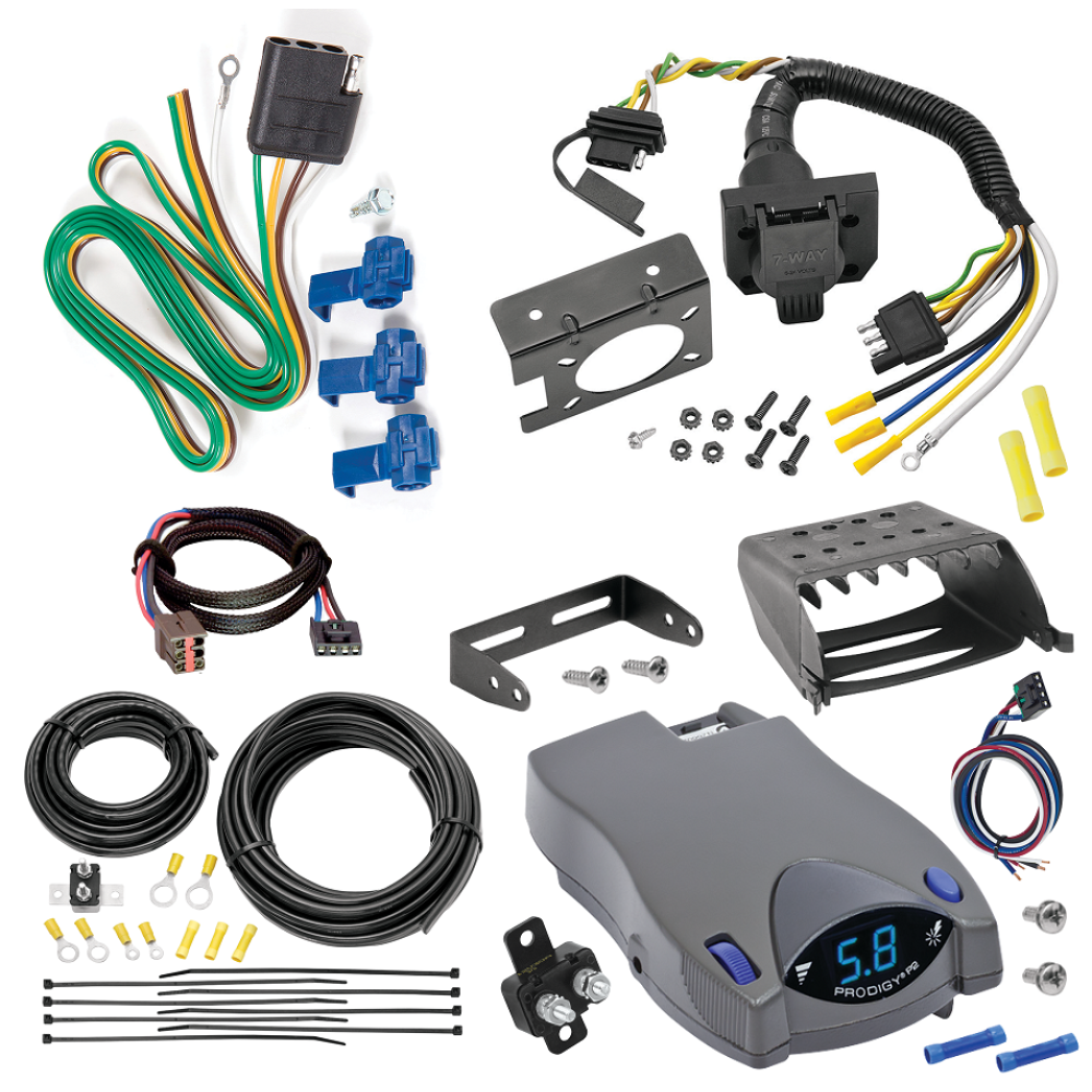 For 1991-1994 Ford Explorer 7-Way RV Wiring kit by: Reese For 1991-1994 Ford Explorer 7-Way RV Wiring + Tekonsha Prodigy P2 Brake Control + Plug & Play BC Adapter By Reese Towpower