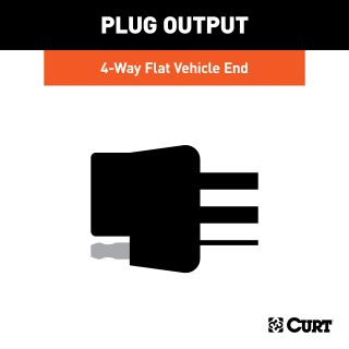 For 2024 Chevy Blazer EV Trailer Wiring 4 Way Fits Models w/ Factory Tow Package Curt 56427 For 2024 Chevy Blazer EV Trailer Wiring 4 Way Fits Models w/ Factory Tow Package Curt 56427