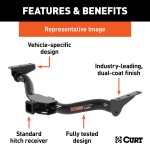 For 2018-2019 VW Atlas Trailer Hitch Fits All Models Curt 13366 2 inch Tow Receiver For 2018-2019 VW Atlas Trailer Hitch Fits All Models Curt 13366 2 inch Tow Receiver