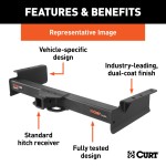 For 2003-2006 Chevy Suburban Trailer Hitch Fits All Models Curt 15324 2 inch Tow Receiver For 2003-2006 Chevy Suburban Trailer Hitch Fits All Models Curt 15324 2 inch Tow Receiver
