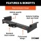 For 2017-2020 Ford F350 Super Duty Trailer Hitch Fits Models w/ USCAR 7-way Factory Connector Cab & Chassis w/ 34" Frame Curt 15445 2 inch Tow Receiver For 2017-2020 Ford F350 Super Duty Trailer Hitch Fits Models w/ USCAR 7-way Factory Connector Cab & Chassis w/ 34" Frame Curt 15445 2 inch Tow Receiver