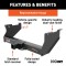 For 1999-2001 Ford F250 Super Duty Trailer Hitch Fits w/ Factory 4-Flat Curt 15810 2.5 in Tow Receiver For 1999-2001 Ford F250 Super Duty Trailer Hitch Fits w/ Factory 4-Flat Curt 15810 2.5 in Tow Receiver