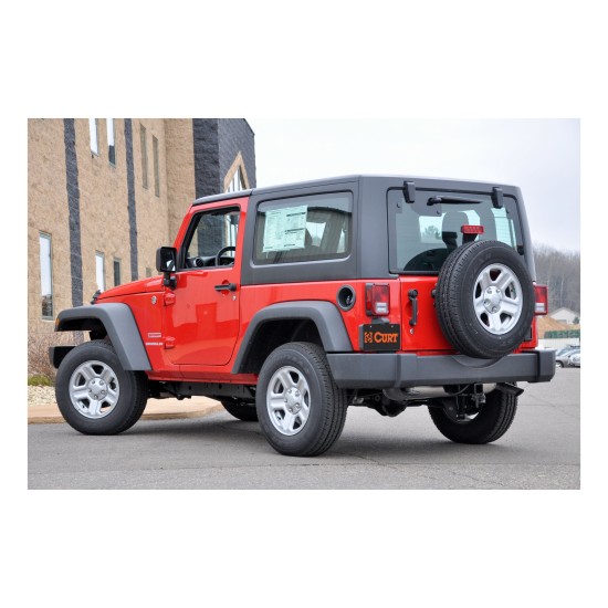 For 2007-2018 Jeep Wrangler JK Trailer Hitch Fits All Models Curt 13432 2 inch Tow Receiver For 2007-2018 Jeep Wrangler JK Trailer Hitch Fits All Models Curt 13432 2 inch Tow Receiver