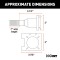 55774 - Dual-Output 7 & 4-Way Connector (Plugs into USCAR) Curt TriFlex NEXT Electric Trailer Brake Control with 7-Way Kit for GMC Acadia