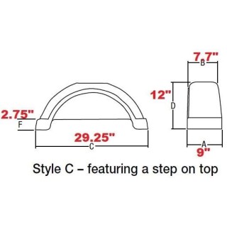 008543 008543 Fulton Set of 2 White Fulton Single Axle Trailer Fenders 13" Wheels Top Step 29-1/4" Long Boat Utility Sale Replacement Set of 2 White Fulton Single Axle Trailer Fenders 13" Wheels Top Step 29-1/4" Long Boat Utility Sale Replacement