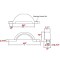 008573 008573 Fulton Set of 2 White Fulton Single Axle Trailer Fenders 13" Wheels Triple Step 40" Long Boat Utility Sale Replacement Set of 2 White Fulton Single Axle Trailer Fenders 13" Wheels Triple Step 40" Long Boat Utility Sale Replacement
