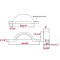 008574 008574 Fulton Set of 2 White Fulton Single Axle Trailer Fenders 14" Wheels Triple Step 42-5/8" Long Boat Utility Sale Replacement Set of 2 White Fulton Single Axle Trailer Fenders 14" Wheels Triple Step 42-5/8" Long Boat Utility Sale Replacement