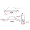 Fulton Trailer Fender, 14 in. Tire Size, Black Fulton Trailer Fender, 14 in. Tire Size, Black