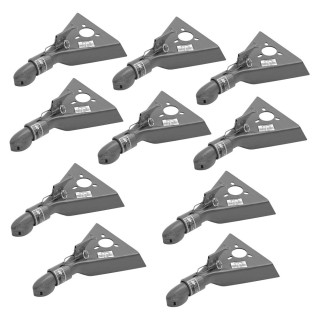 Bulldog 10-Pack 5K Collar-Lok A-Frame Trailer Couplers for 2" Ball – 5000 lbs