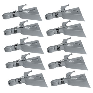 Bulldog 10-Pack 12.5K Collar-Lok A-Frame Trailer Couplers for 2-5/16" Ball