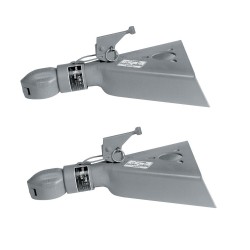 Bulldog 2x 12.5K Collar-Lok A-Frame Trailer Coupler for 2-5/16" Ball