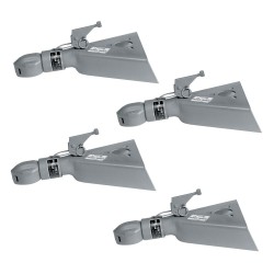 Bulldog 4x 12.5K Collar-Lok A-Frame Trailer Coupler for 2-5/16" Ball