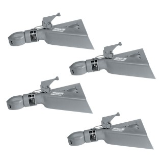 Bulldog 12.5K Collar-Lok A-Frame Trailer Coupler Bundle for 2-5/16" Ball