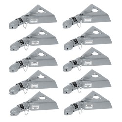 Bulldog 10x 12.5K Collar-Lok A-Frame Trailer Coupler for 2-5/16" Ball