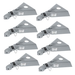 Bulldog 8x 12.5K Collar-Lok A-Frame Trailer Coupler for 2-5/16" Ball