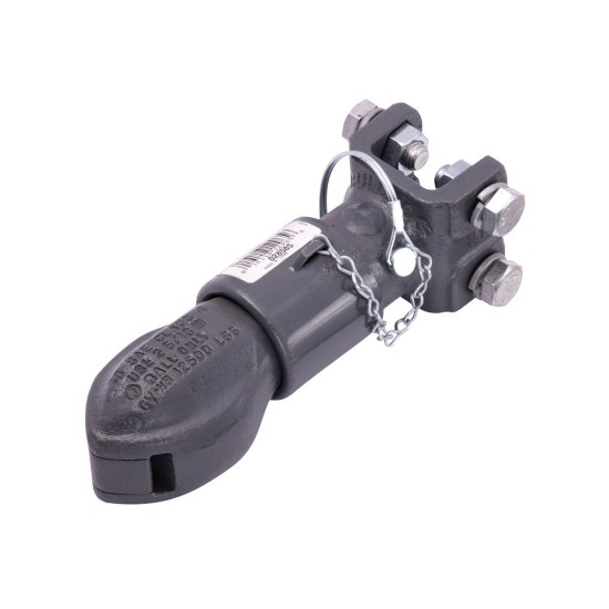 Bulldog 12.5K Adjustable Collar-Lok Trailer Coupler 2-5/16" Ball Channel Mount Bundle (8 Pack)