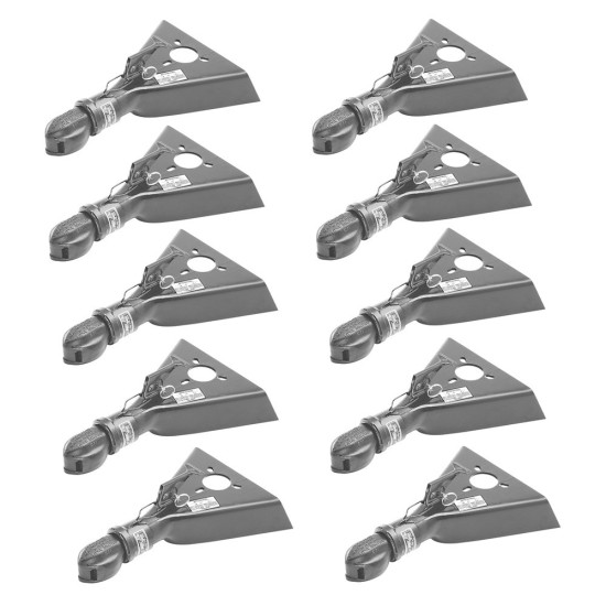 Bulldog 15K Collar-Lok A-Frame Trailer Coupler 2-5/16" Ball Bolt-On 10 Pack