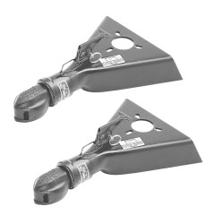 Bulldog 2x 15K Collar-Lok A-Frame Trailer Coupler for 2-5/16" Ball