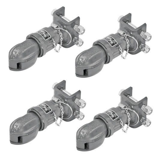 Bulldog 15K Adjustable Channel Trailer Coupler 2-5/16" Ball Collar-Lok with Pin