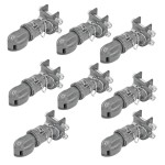 Bulldog 8-Pack 15K Collar-Lok Adjustable Channel Trailer Couplers 2-5/16 Ball