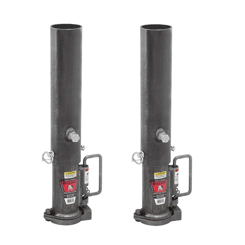 Bulldog 25K Round Gooseneck Coupler Bundle – Fits 2-5/16" Ball – 2 Pack Bulldog 25K Round Gooseneck Trailer Coupler with Outer Sleeve 2-5/16" Hitch Ball – 2 Pack