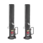 Bulldog 25K Round Gooseneck Coupler Bundle – Fits 2-5/16" Ball – 2 Pack Bulldog 25K Round Gooseneck Trailer Coupler with Outer Sleeve 2-5/16" Hitch Ball – 2 Pack