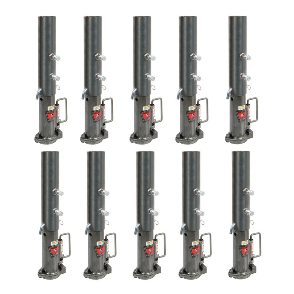 Bulldog 30K Round Gooseneck Coupler 10-Pack – 2-5/16" Ball, Outer Sleeve Bulldog 30K round gooseneck couplers 10-pack, 2-5/16" ball, outer sleeve, 8" adjustment, 4"/4.5" tube, dual set bolts