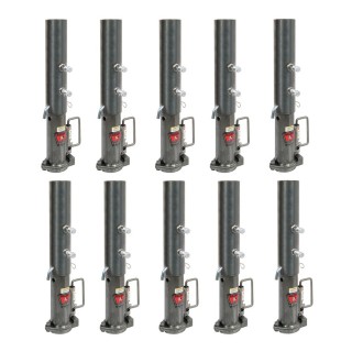 Bulldog 30K Round Gooseneck Coupler 10-Pack – 2-5/16" Ball, Outer Sleeve Bulldog 30K round gooseneck couplers 10-pack, 2-5/16" ball, outer sleeve, 8" adjustment, 4"/4.5" tube, dual set bolts
