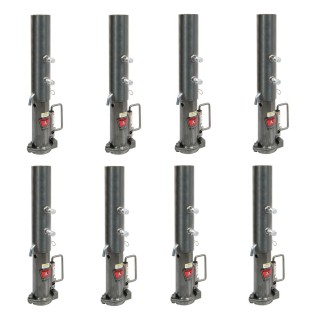 Bulldog 30K Round Gooseneck Couplers – 8x Outer Sleeve 2-5/16" Hitch Ball Bulldog 30K Round Gooseneck Trailer Couplers with Outer Sleeve 2-5/16" Ball – 8 Pack