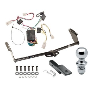 Custom Fit Trailer Hitch Draw-Bar w/ Pin/Clip Wiring Harness (Plug & Play) 1-7/8" Chrome Ball Installation Hardware Installation Instructions 06137 36051 118304 63810 Reese Trailer Tow Hitch 04-10 Toyota Sienna Complete Package Wiring Draw Bar a Reese Trailer Tow Hitch For 04-10 Toyota Sienna Complete Package w/ Wiring Draw Bar and 1-7/8" Ball
