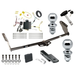 Custom Fit Trailer Hitch Draw-Bar w/ Pin/Clip Wiring Harness (Plug & Play)1-7/8" and 2" Chrome Ball Security Lock Pin Rubber Hitch Plug Cover Installation Hardware Installation Instructions 06137 36051 118498 63820 63810 580407 2211 Reese T Reese Trailer Tow Hitch For 11-20 Toyota Sienna Deluxe Package Wiring 2" and 1-7/8" Ball and Lock