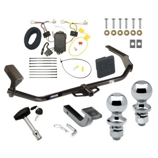 Custom Fit Trailer Hitch Draw-Bar w/ Pin/Clip Wiring Harness (Plug & Play) 1-7/8" and 2" Chrome Ball Security Lock Pin Rubber Hitch Plug Cover Installation Hardware Installation Instructions 06138 36061 118482 63820 63810 580407 2211 Reese Reese Trailer Tow Hitch For 09-16 Toyota Venza Deluxe Package Wiring 2" and 1-7/8" Ball and Lock