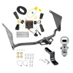 Custom Fit Trailer Hitch Draw-Bar w/ Pin/Clip Wiring Harness (Plug & Play) 1-7/8" Chrome Ball Installation Hardware Installation Instructions 06147 36071 118566 63810 Reese Trailer Tow Hitch 13-16 Escape Class 2 Complete Package Wiring Draw Bar Trailer Tow Hitch For 13-16 Ford Escape Class 2 Complete Package w/ Wiring Draw Bar and 1-7/8" Ball