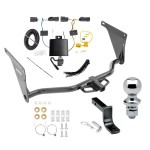 Custom Fit Trailer Hitch Draw-Bar w/ Pin/Clip Wiring Harness (Plug & Play) 1-7/8" Chrome Ball Installation Hardware Installation Instructions 06147 36071 118802 63810 Reese Trailer Tow Hitch 2019 Escape Class 2 Complete Package Wiring Draw Bar a Reese Trailer Tow Hitch For 2019 Ford Escape Class 2 Complete Package w/ Wiring Draw Bar and 1-7/8" Ball