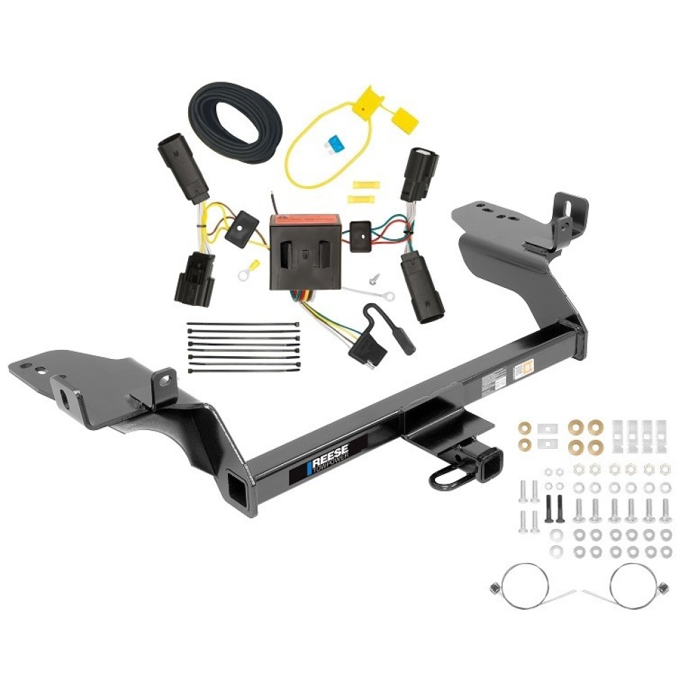 Custom Fit Trailer Hitch Wiring Harness (Plug & Play) Installation Hardware Installation Instructions 06156 118566 Reese Trailer Tow Hitch 13-16 Escape All Styles Plug & Play Wiring Kit 13 14 15 16 2013 2014 2015 2016 Reese Trailer Tow Hitch For 13-16 Ford Escape All Styles w/ Plug & Play Wiring Kit