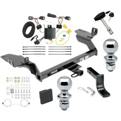 Reese Trailer Tow Hitch For 17-18 Ford Escape Deluxe Package Wiring 2" and 1-7/8" Ball and Lock