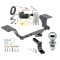 Reese Trailer Tow Hitch For 12-17 Toyota Camry Except Hybrid Class 2 Complete Package w/ Wiring Draw Bar Kit and 2" Ball