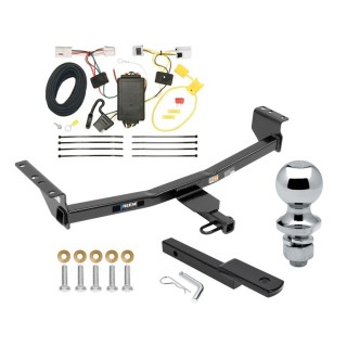 Reese Trailer Tow Hitch For 08-20 Nissan Rogue Class 2 Complete Package w/ Wiring Draw Bar and 1-7/8" Ball
