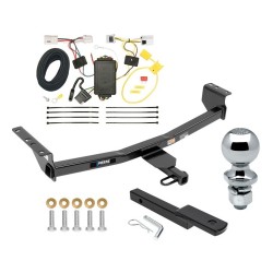 Reese Trailer Tow Hitch For 08-20 Nissan Rogue Class 2 Complete Package w/ Wiring Draw Bar Kit and 2" Ball