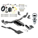 Custom Fit Trailer Hitch Draw-Bar w/ Pin/Clip Wiring Harness (Plug & Play) 2" Chrome Ball Installation Hardware Installation Instructions 06168 36061 118602 63820 Reese Trailer Tow Hitch 14-19 Chevrolet Malibu LTZ Except Canada Models Class 2 Co Reese Trailer Tow Hitch For 14-19 Chevrolet Malibu LTZ Except Canada Models Class 2 Complete Package w/ Wiring Draw Bar Kit and 2" Ball