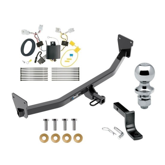Custom Fit Trailer Hitch Draw-Bar w/ Pin/Clip Wiring Harness (Plug & Play) 1-7/8" Chrome Ball Installation Hardware Installation Instructions 06179 36071 118749 63810 Reese Trailer Tow Hitch 17-23 KIA Niro Except Plug-In-Hybrid Complete Package W Reese Trailer Tow Hitch For 17-24 KIA Niro Except Plug-In-Hybrid Complete Package w/ Wiring Draw Bar and 1-7/8" Ball