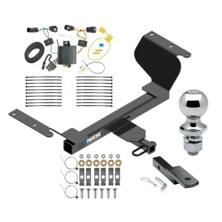 Custom Fit Trailer Hitch Draw-Bar w/ Pin/Clip Wiring Harness (Plug & Play) 1-7/8" Chrome Ball Installation Hardware Installation Instructions 06180 36051 118759 63810 Reese Trailer Tow Hitch 18-21 Chevrolet Equinox Premier Except Models w/1.6L D Reese Trailer Tow Hitch For 18-21 Chevrolet Equinox Premier, Except Models w/1.6L Diesel Class Complete Package w/ Wiring Draw Bar and 1-7/8" Ball