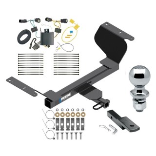 Custom Fit Trailer Hitch Draw-Bar w/ Pin/Clip Wiring Harness (Plug & Play) 2" Chrome Ball Installation Hardware Installation Instructions 06180 36051 118759 63820 Reese Trailer Tow Hitch 18-21 Chevrolet Equinox Premier Except Models w/1.6L Diese Reese Trailer Tow Hitch For 18-21 Chevrolet Equinox Premier, Except Models w/1.6L Diesel Complete Package w/ Wiring Draw Bar and 2" Ball