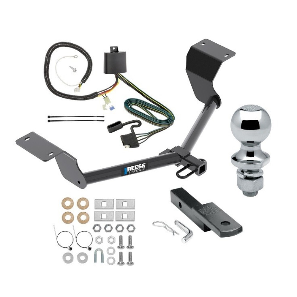 Custom Fit Trailer Hitch Draw-Bar w/ Pin/Clip Wiring Harness (Plug & Play) 1-7/8" Chrome Ball Installation Hardware Installation Instructions 06183 36051 118741 63810 Reese Trailer Tow Hitch 17-22 Honda CR-V Complete Package Wiring Draw Bar and Reese Trailer Tow Hitch For 17-24 Honda CR-V Complete Package w/ Wiring Draw Bar and 1-7/8" Ball