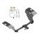 06187 2019 2020 2021 2022 19 20 21 22 Toyota Avalon Reese Towpower Trailer Tow Hitch Receiver Bar Frame Reese Trailer Tow Hitch For 19-22 Toyota Avalon 18-24 Camry Except Hybrid 19-24 Lexus ES300h ES350 Class 2 1-1/4" Towing Receiver