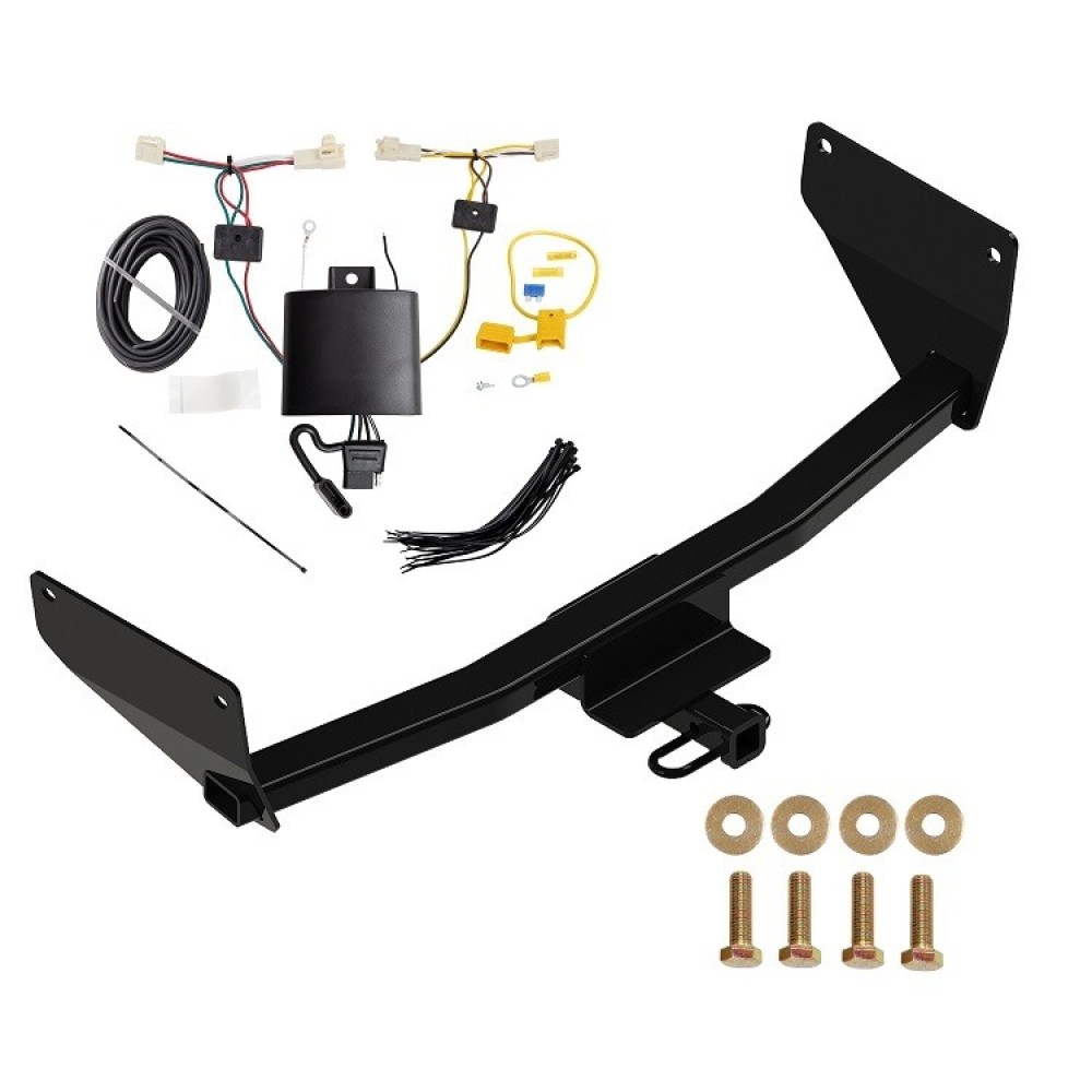 Custom Fit Trailer Hitch Wiring Harness (Plug & Play) Installation Hardware Installation Instructions 06192 118801 Reese Towpower Trailer Hitch Wiring 19-23 Toyota RAV4 Class 2 1-1/4" Tow Receiver Reese Tekonsha 19 20 21 22 23 2019 2020 2021 2022 Trailer Hitch w/ Wiring For 19-24 Toyota RAV4 Class 2 1-1/4" Tow Receiver Reese Tekonsha