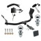 Custom Fit Trailer Hitch Draw-Bar w/ Pin/Clip Wiring Harness (Plug & Play) 1-7/8" and 2" Chrome Ball Security Lock Pin Rubber Hitch Plug Cover Installation Hardware Installation Instructions 06193 36051 118800 63820 63810 580407 2211 Reese Reese Trailer Tow Hitch For 19-24 Acura RDX With +12V Power Provision Deluxe Package Wiring 2" and 1-7/8" Ball and Lock