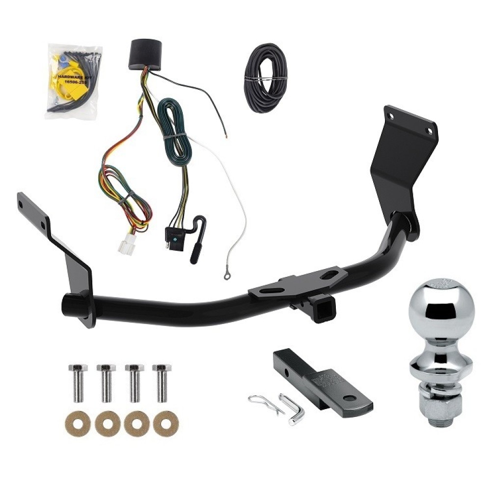 Custom Fit Trailer Hitch Draw-Bar w/ Pin/Clip Wiring Harness (Plug & Play) 1-7/8" Chrome Ball Installation Hardware Installation Instructions 06193 36051 118804 63810 Reese Trailer Tow Hitch 19-22 Acura RDX Without +12V Power Provision Complete Reese Trailer Tow Hitch For 19-24 Acura RDX Without +12V Power Provision Complete Package w/ Wiring Draw Bar and 1-7/8" Ball