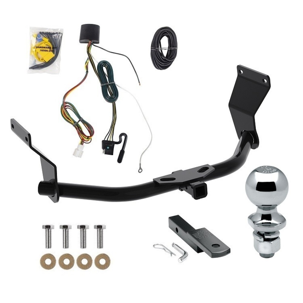 Custom Fit Trailer Hitch Draw-Bar w/ Pin/Clip Wiring Harness (Plug & Play) 2" Chrome Ball Installation Hardware Installation Instructions 06193 36051 118804 63820 Reese Trailer Tow Hitch 19-22 Acura RDX Without +12V Power Provision Complete Pac Reese Trailer Tow Hitch For 19-24 Acura RDX Without +12V Power Provision Complete Package w/ Wiring Draw Bar and 2" Ball