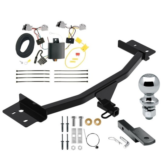 Custom Fit Trailer Hitch Draw-Bar w/ Pin/Clip Wiring Harness (Plug & Play) 2" Chrome Ball Installation Hardware Installation Instructions 06194 36051 118599 63820 Reese Trailer Tow Hitch 20-23 Explorer Complete Package Wiring Draw Bar and 2" Reese Trailer Tow Hitch For 20-24 Ford Explorer Complete Package w/ Wiring Draw Bar and 2" Ball